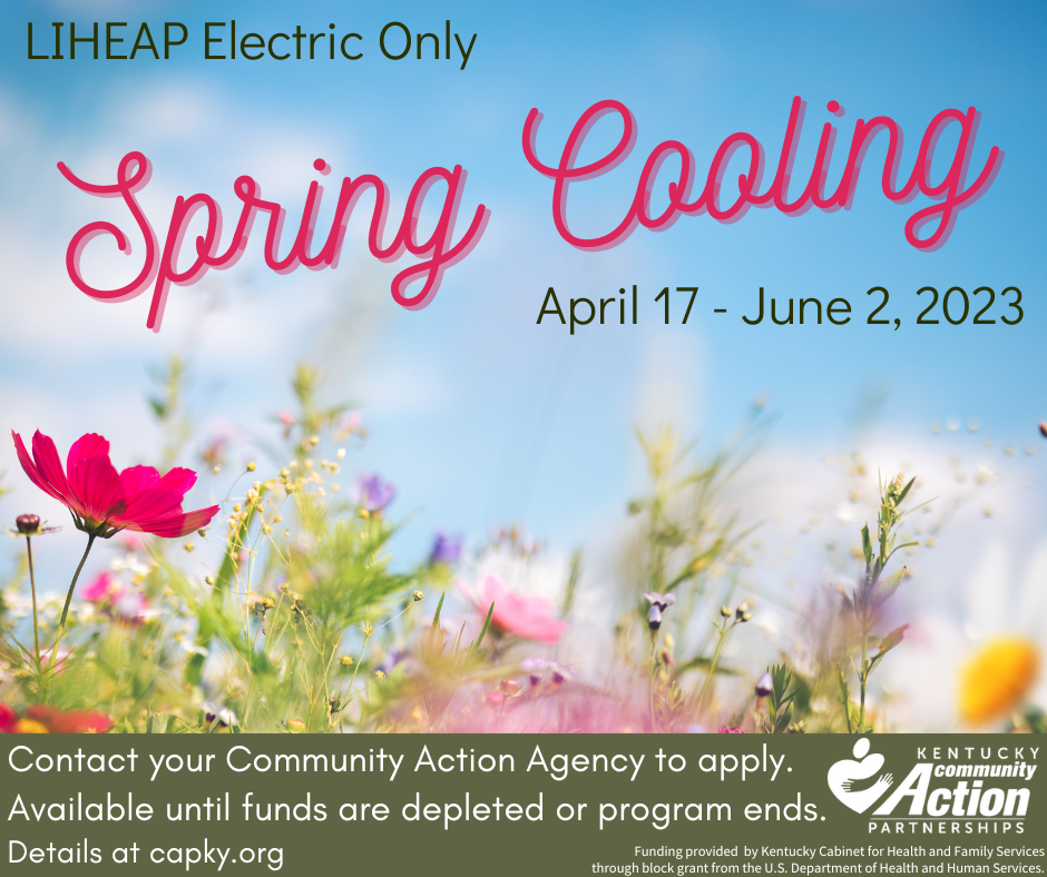 Low Income Home Energy Assistance Program (LIHEAP) Spring Subsidy Cooling Component 2023