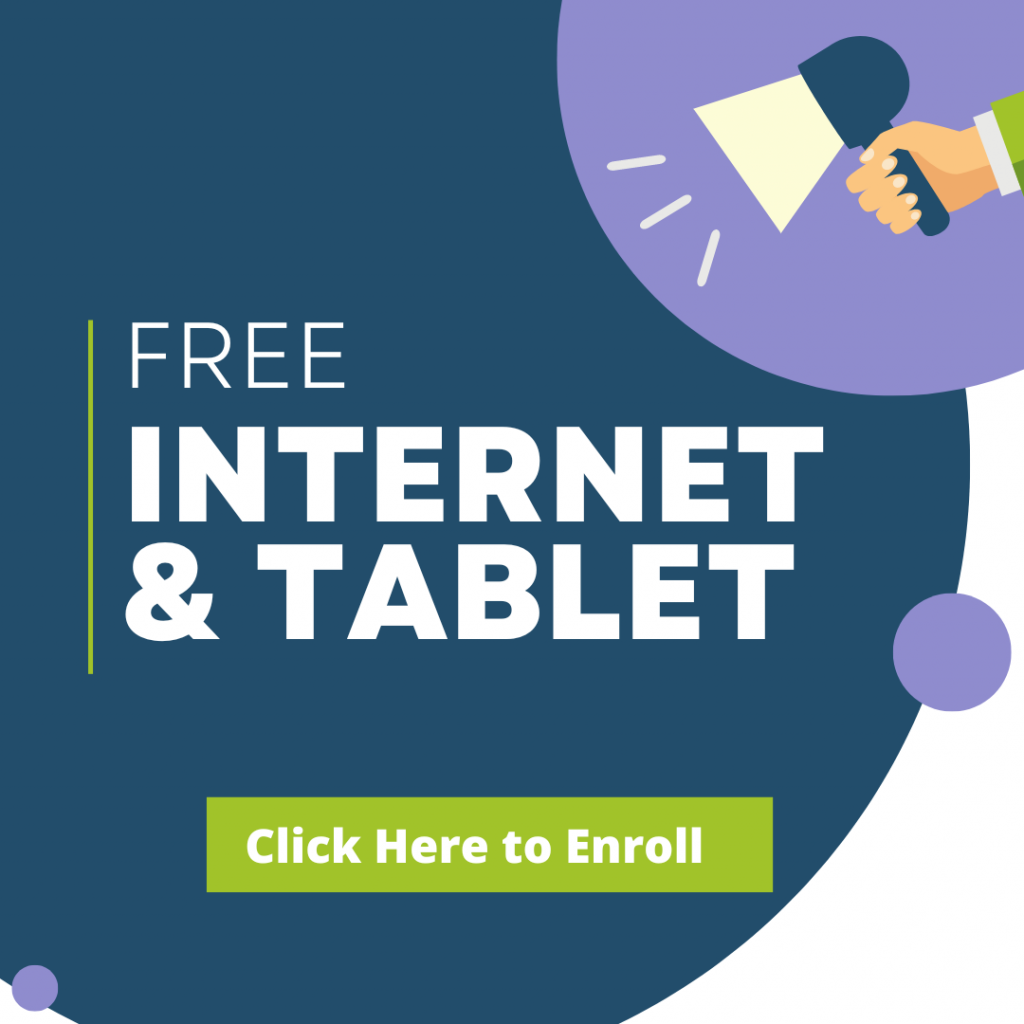 Free Internet and Tablet!