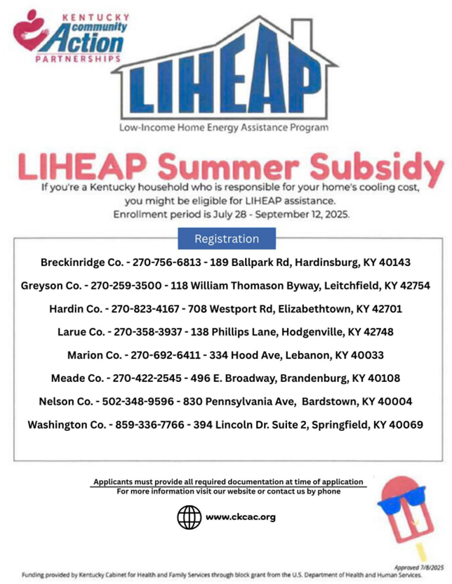 Community Services Block Grant (CSBG)-Low Income Home Energy Assistance Program (LIHEAP)